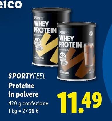 SportyFeel - Proteine In Polvere