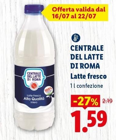 Centrale Del Latte Di Roma - Latte Fresco