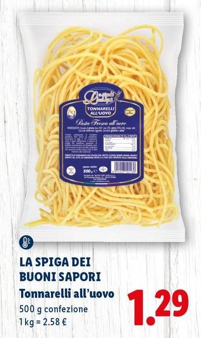 La Spiga Dei Buoni Sapori - Tonnarelli All'Uovo