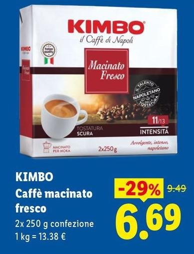 Kimbo - Caffè Macinato Fresco