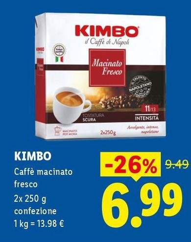 Kimbo - Caffè Macinato Fresco