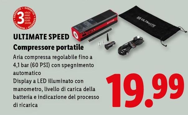Ultimate Speed - Compressore Portatile