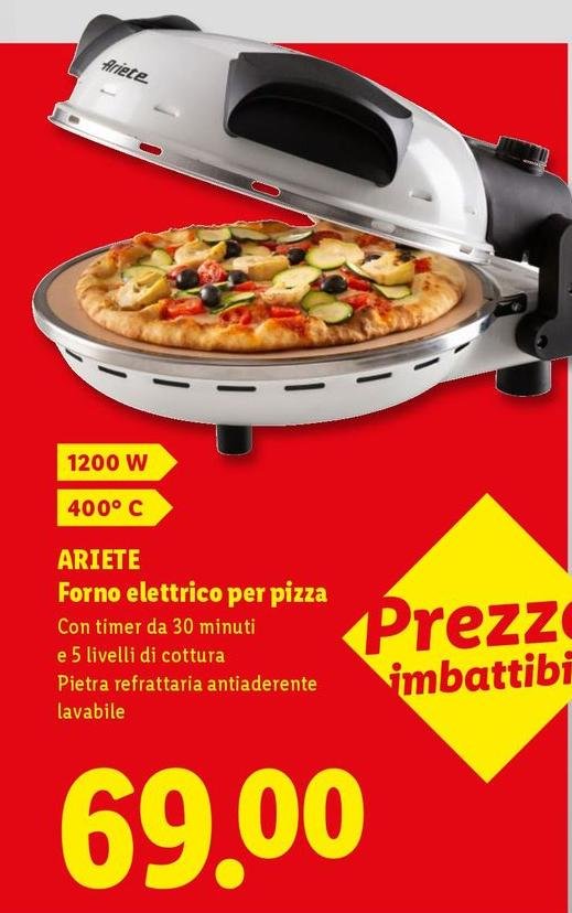 Ariete - Forno Elettrico Per Pizza