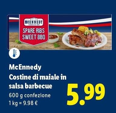 Mcennedy - Costine Di Maiale In Salsa Barbecue