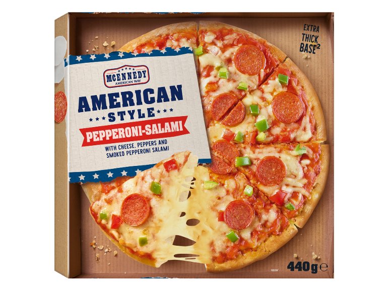 Pizza in stile americano
