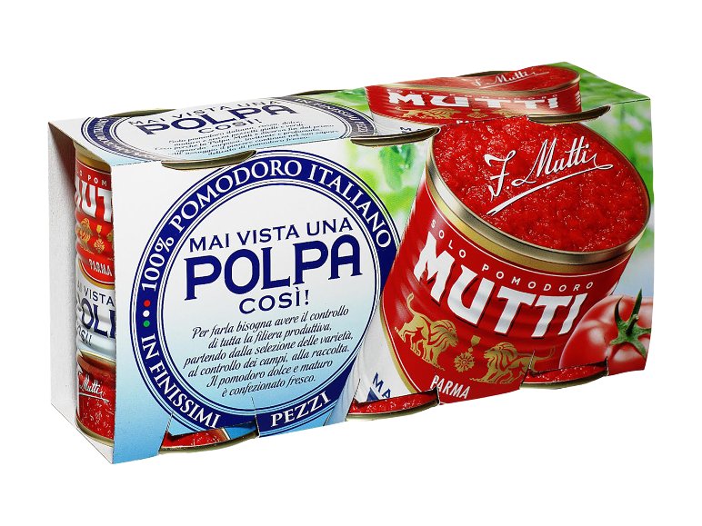 Polpa di pomodoro in finissimi pezzi