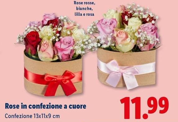 Rose In Confezione A Cuore