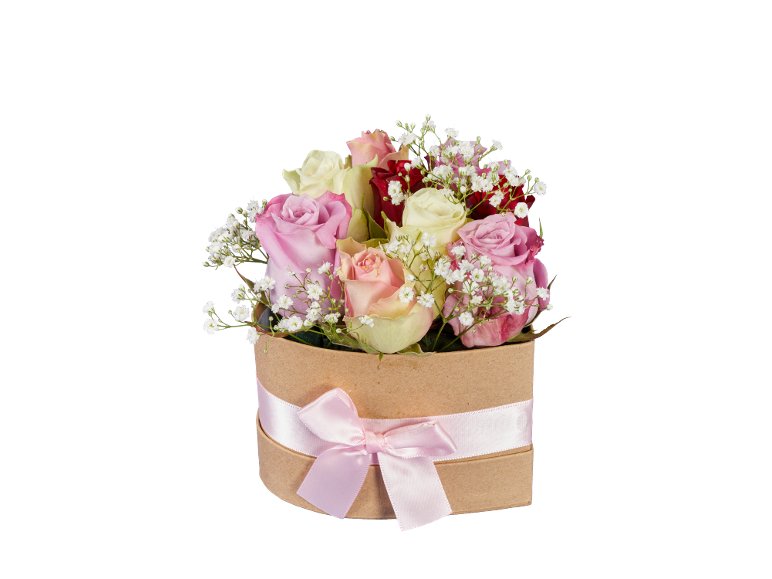 Rose In Confezione A Cuore