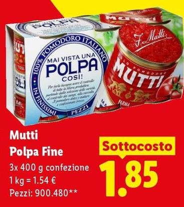 Mutti - Polpa Fine