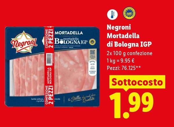 Negroni - Mortadella Di Bologna IGP