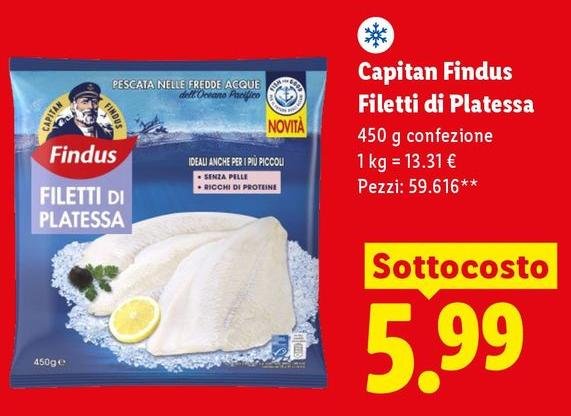 Capitan Findus - Filetti Di Platessa