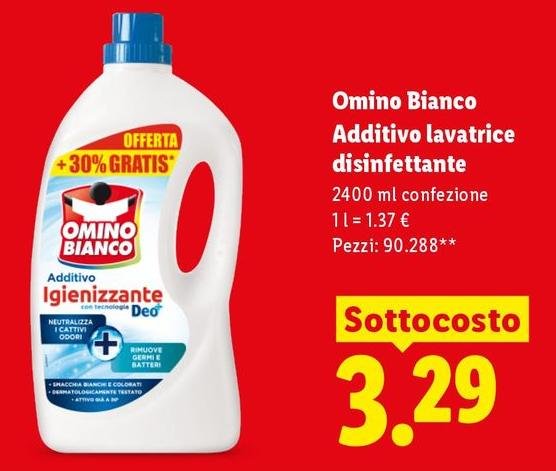 Omino Bianco - Additivo Lavatrice Disinfettante