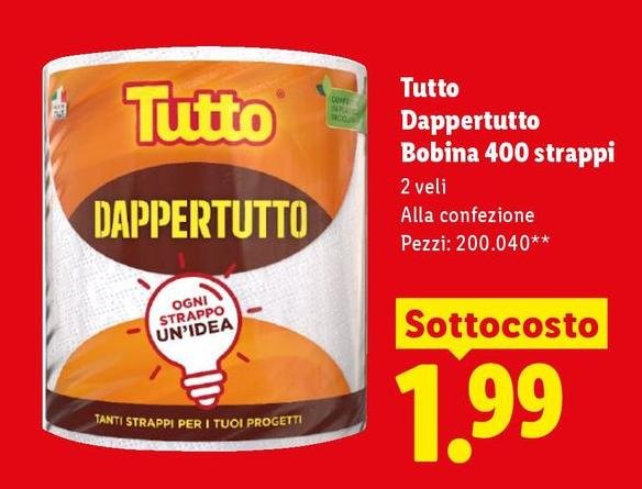 Tutto - Dappertutto Bobina 400 Strappi