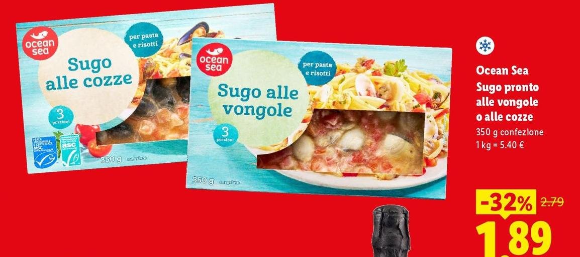 Ocean Sea - Sugo Pronto Alle Vongole O Alle Cozze
