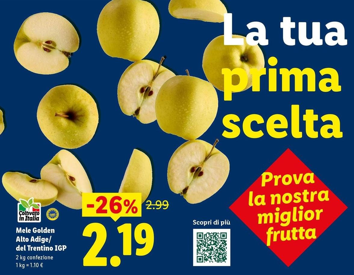 Mele Golden Alto Advige/Del Trentino IGP