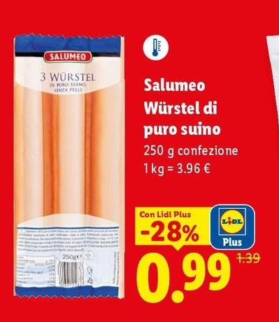 Salumeo - Würstel Di Puro Suino