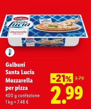 Galbani - Santa Lucia Mozzarella Per Pizza