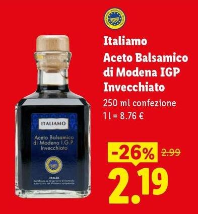 Italiamo - Aceto Balsamico Di Modena IGP Invecchiato