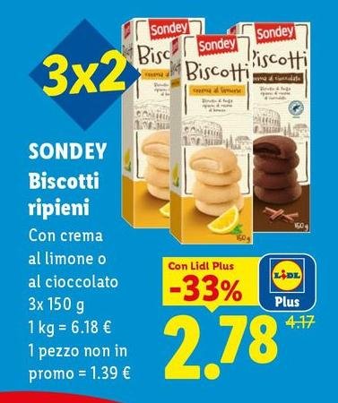 Sondey - Biscotti Ripieni