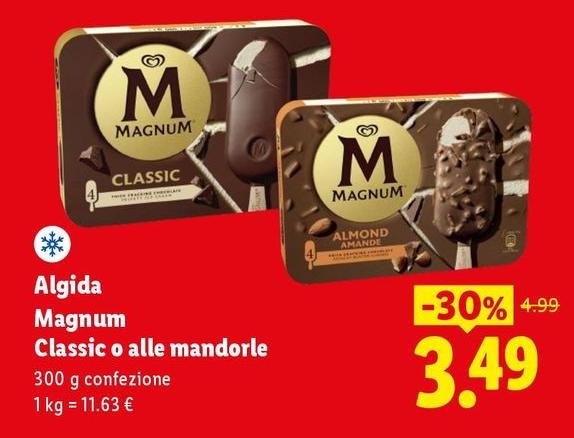Algida - Magnum Classic O Alle Mandorle