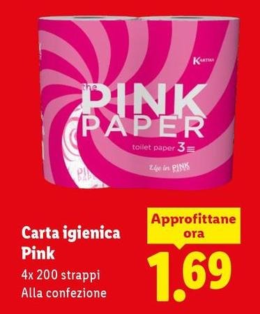 Kartika - Carta Igienica Pink