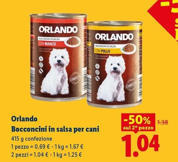 Orlando - Bocconcini In Salsa Per Cani