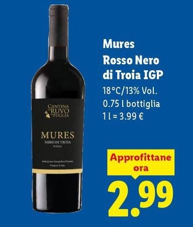 Crifo - Mures Rosso Nero Di Troia IGP