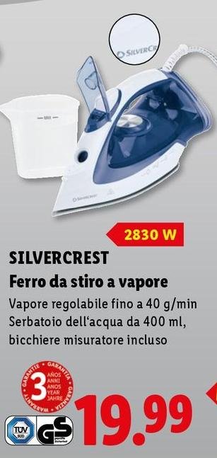 Silvercrest - Ferro Da Stiro A Vapore