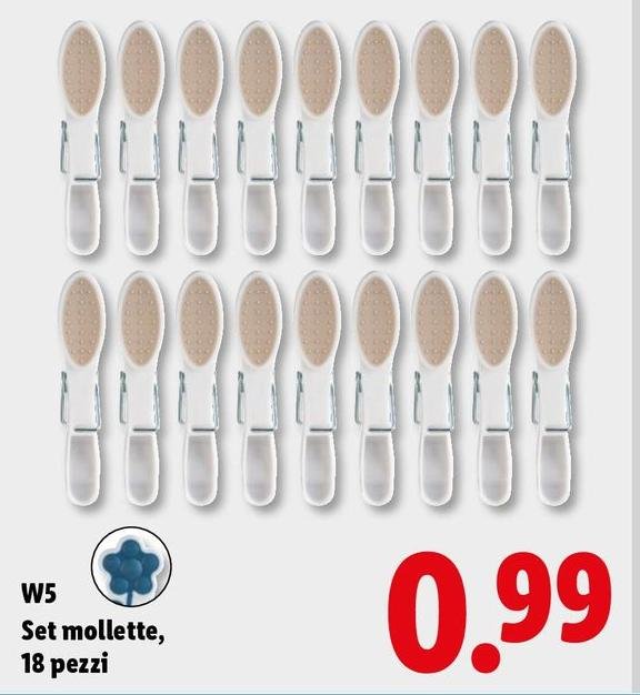 W5 - Set Mollette, 18 Pezzi
