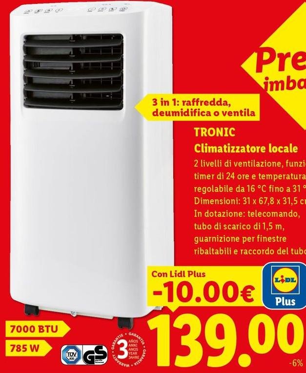 Tronic - Climatizzatore Locale