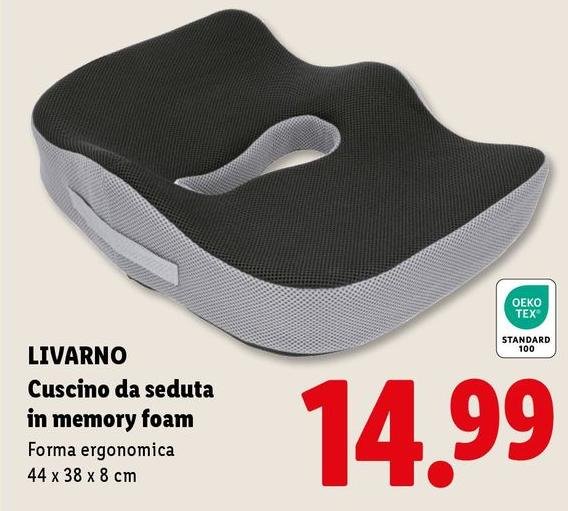 Livarno - Cuscino Da Seduta In Memory Foam