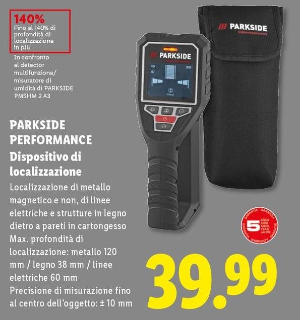 Parkside Performance - Dispositivo Di Localizazione