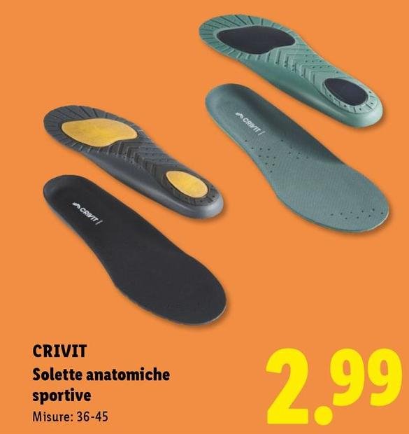 Crivit - Solette Anatomiche Sportive