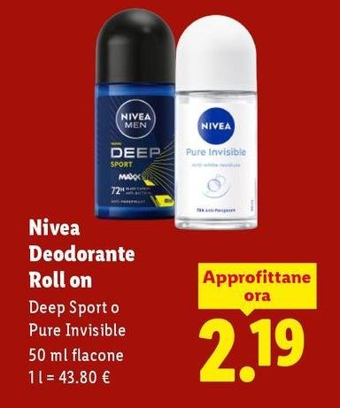 Nivea - Deodorante Roll On