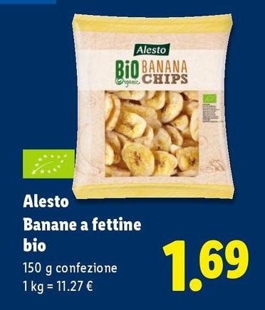 Alesto - Banane A Fettine Bio