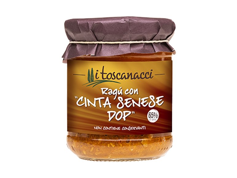 Ragù con "Cinta Senese DOP"