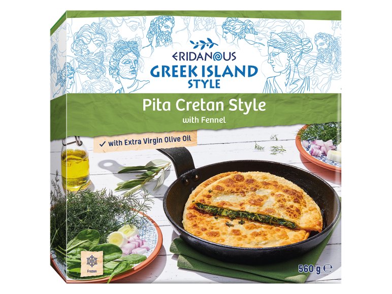 Pane Pita in stile cretese