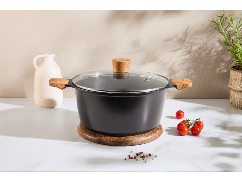 Pentola Ø 24 cm con coperchio in vetro