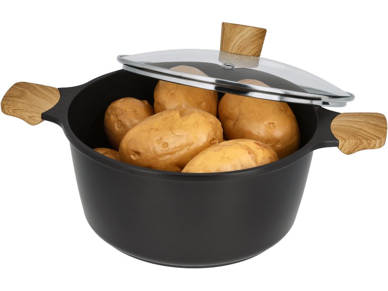 Pentola Ø 24 cm con coperchio in vetro