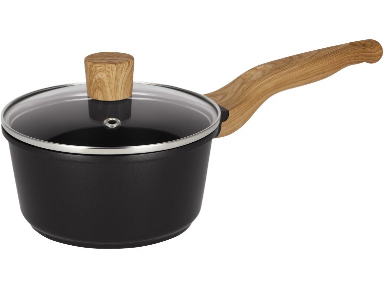 Pentola Ø 20 cm o casseruola Ø 16 cm con coperchio in vetro