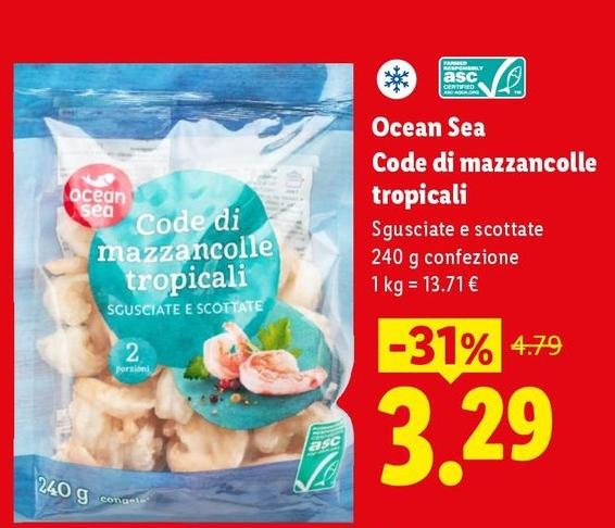 Ocean Sea - Code Di Mazzancolle Tropicali