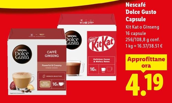 Nescafé - Dolce Gusto Capsule