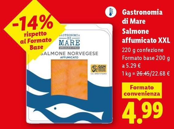 Gastronomia Di Mare - Salmone Affumicato Xxl
