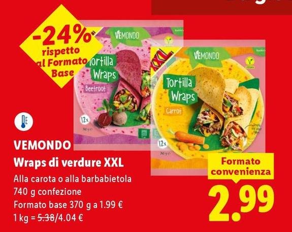 Vemondo - Wraps Di Verdure XXL