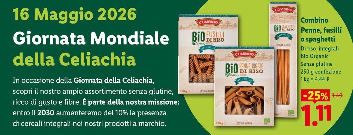 Combino - Penne, Fusilli O Spaghetti