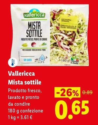 Vallericca - Mista Sottile
