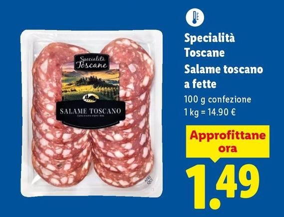 Specialita Toscane - Salame Toscano A Fette