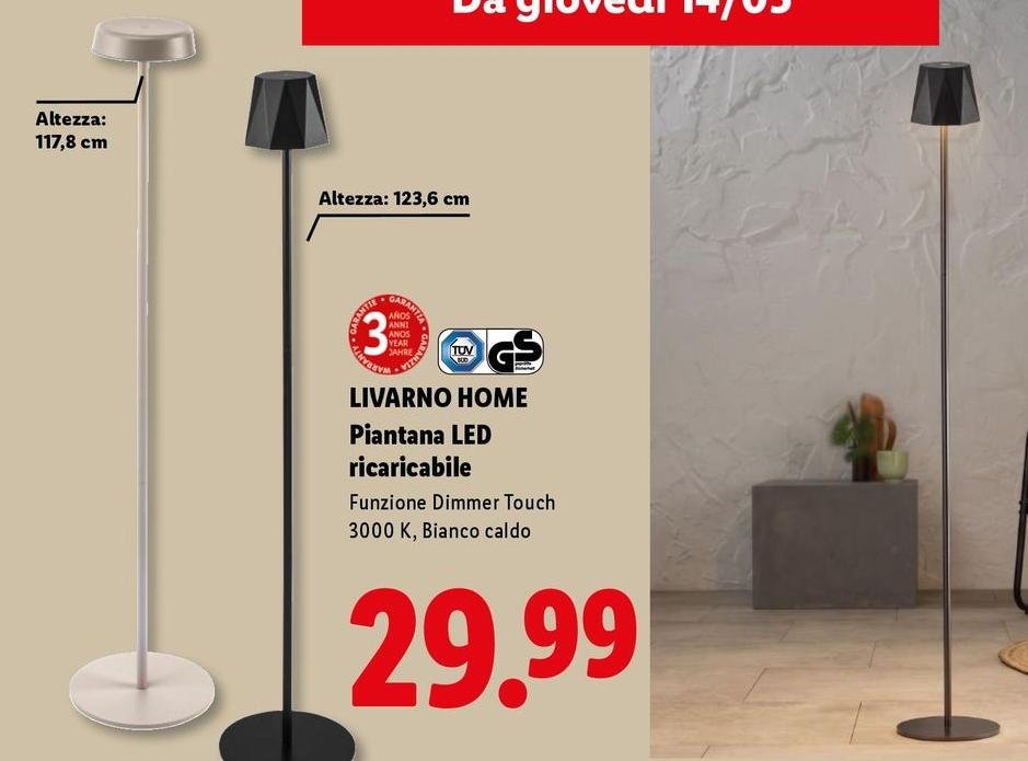 Livarno Home - Pintana Led Ricaricabile