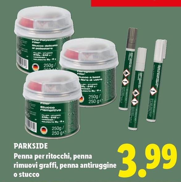Parkside - Penna Per Ritocchi, Penna Rimuovi Graffi, Penna Antiruggine O Stucco