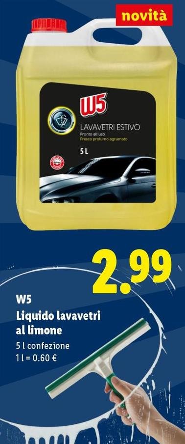 W5 - Liquido Lavavetri Al Limone